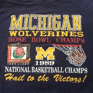 1989 Michigan Basketball national champs shirt